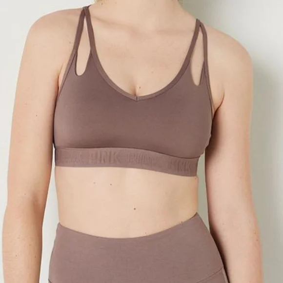 Victoria Secret Pink Active Ultimate Lightly Lined Sports Bra Women's Large - Picture 1 of 10
